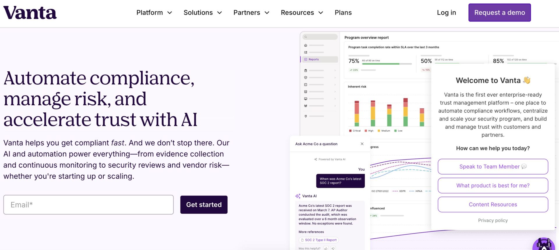 AI hipaa compliance tool - vanta