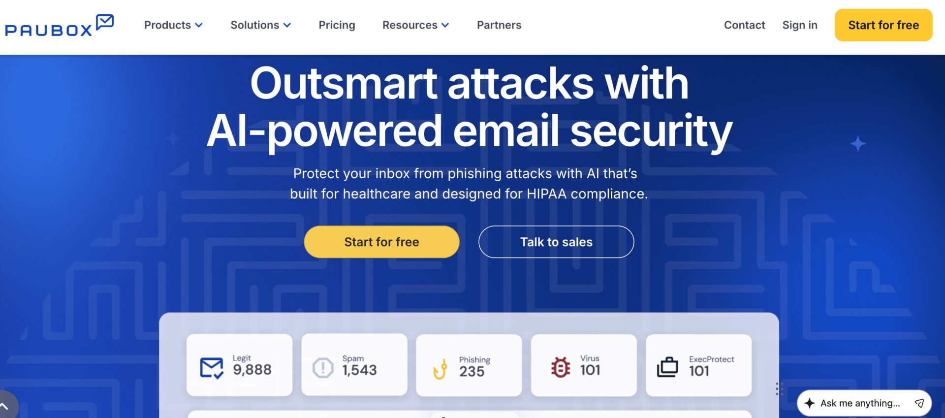 paubox -  hipaa compliant email tool screenshot